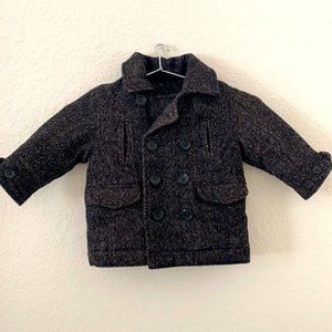 Kids winter coat Baby Gap Toddler Winter Wool Pocket Pea Coat 18/24 months